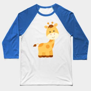 Baby Giraffe Baseball T-Shirt